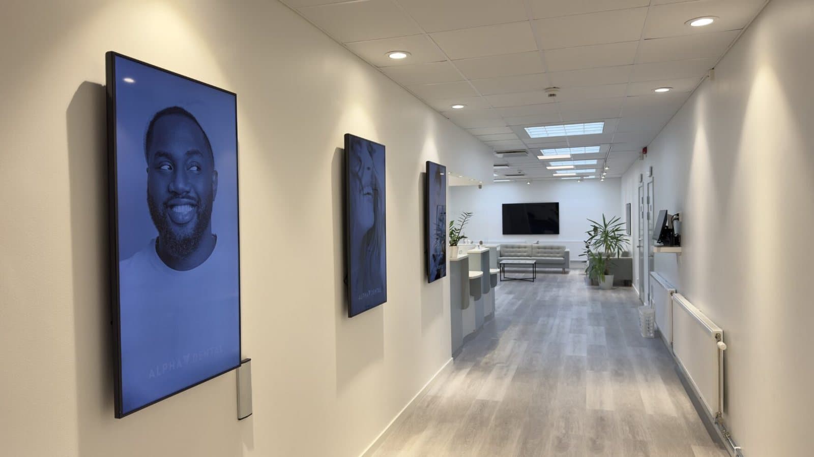 Korridoren mot behandlingsrummen